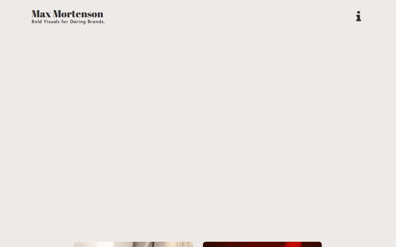Max Mortenson's Portfolio